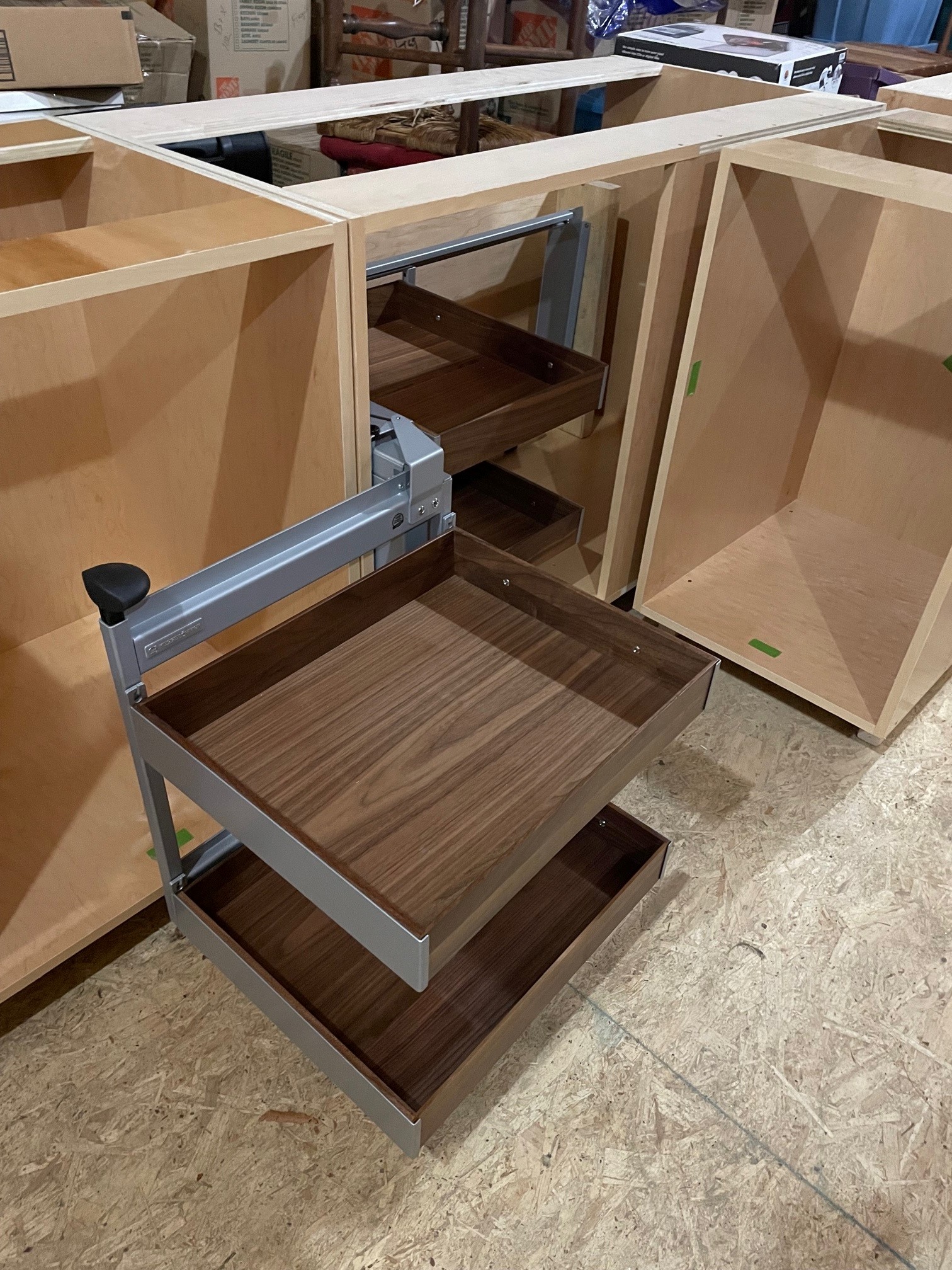 Magic Corner II installed in staged box