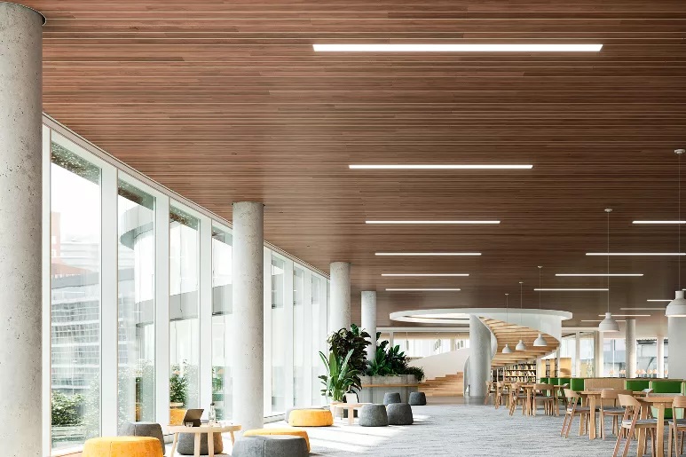Woodworks Linear Closed lounge project 