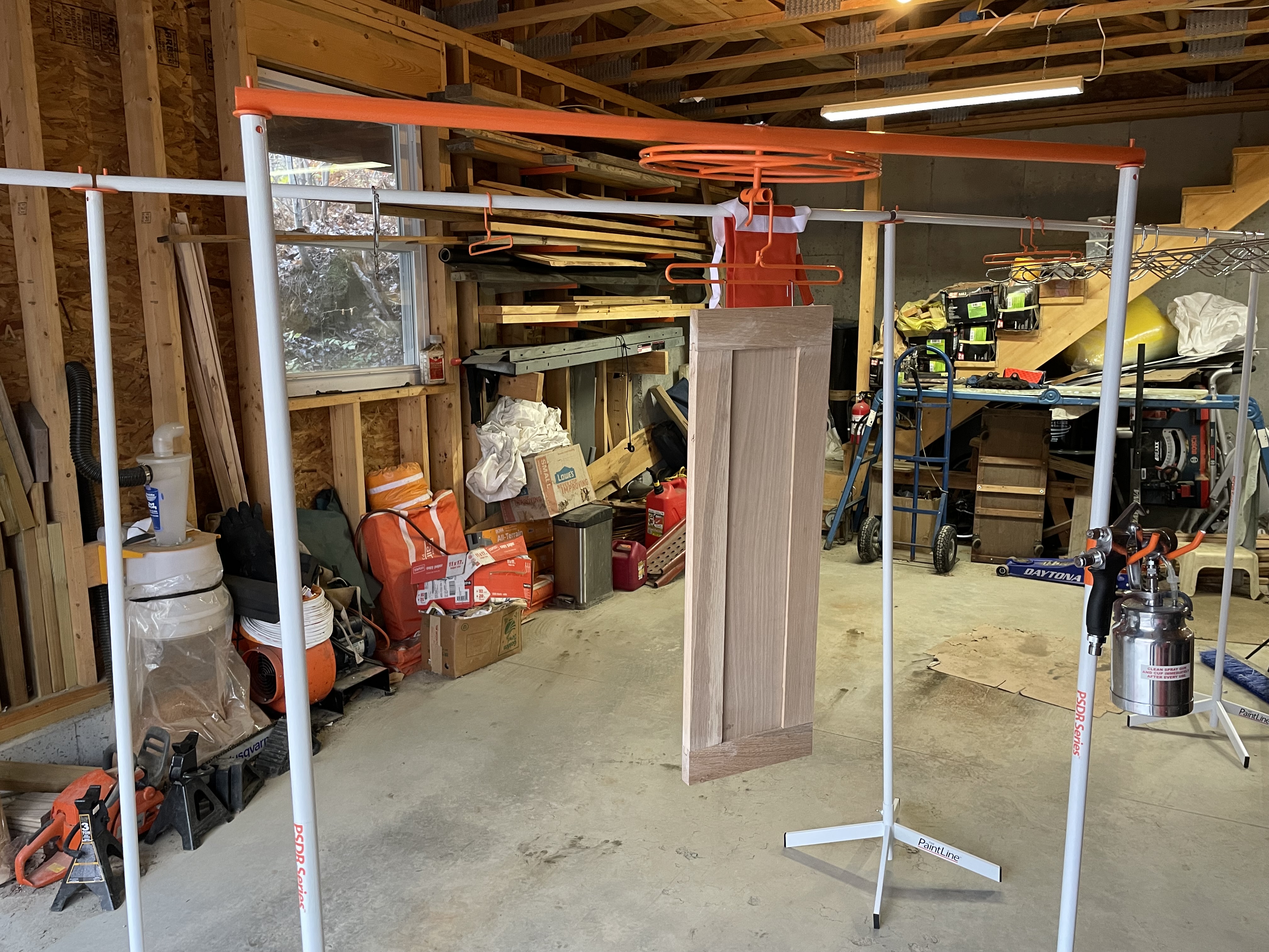PaintLine drying rack system 