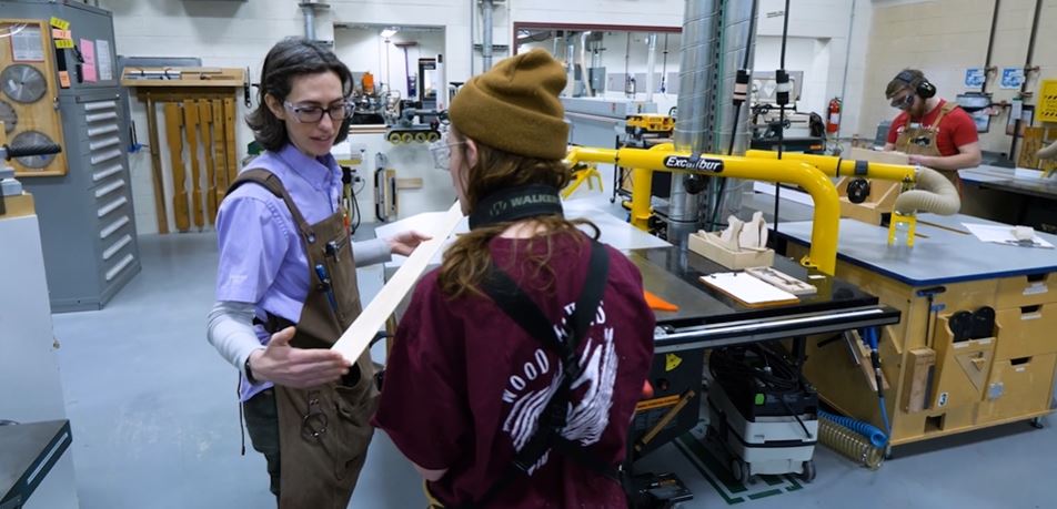 Lizzy Conley Madison College Cabinetmaking program