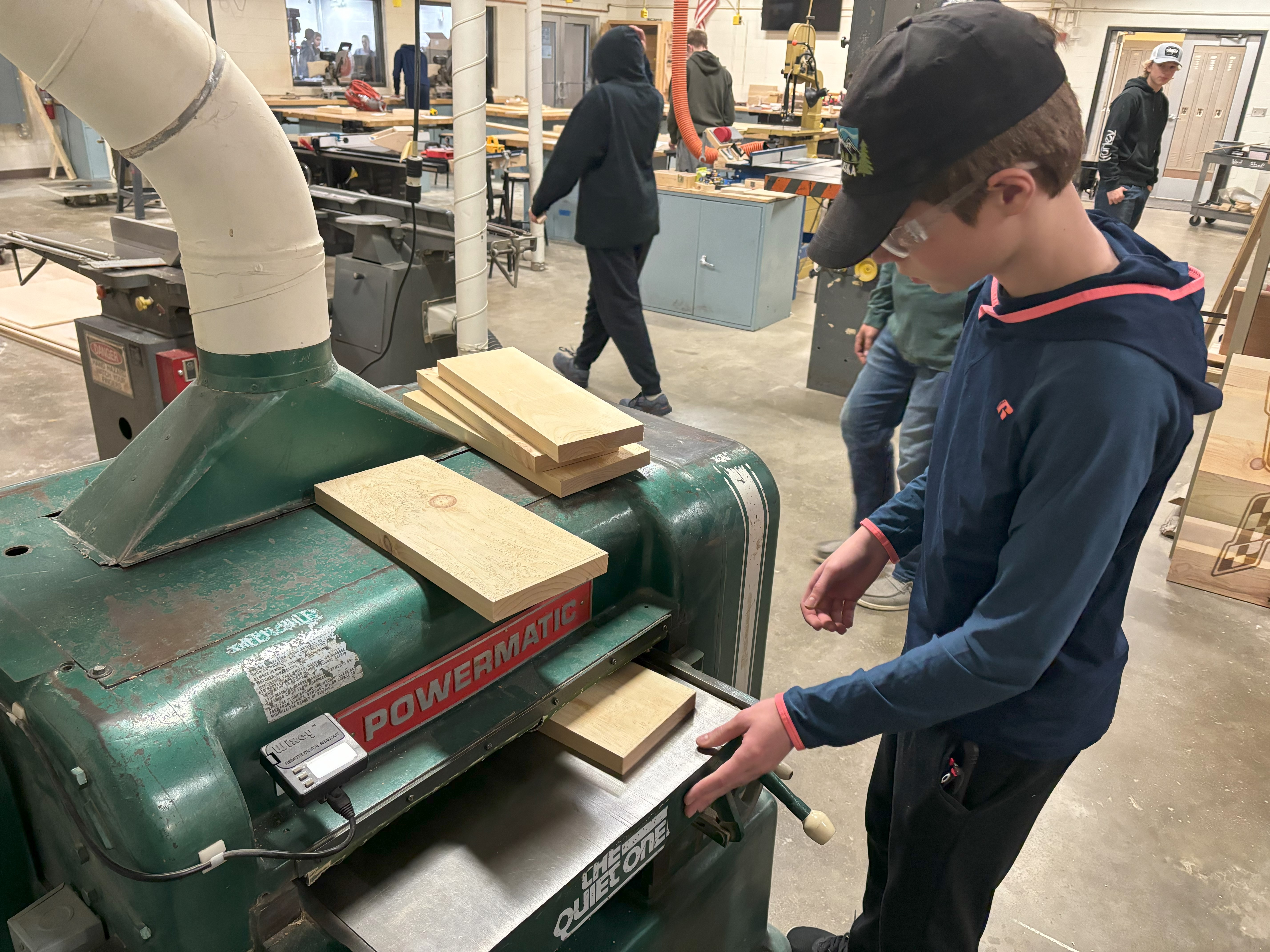 Kettle Moraine High School WCA woodworking