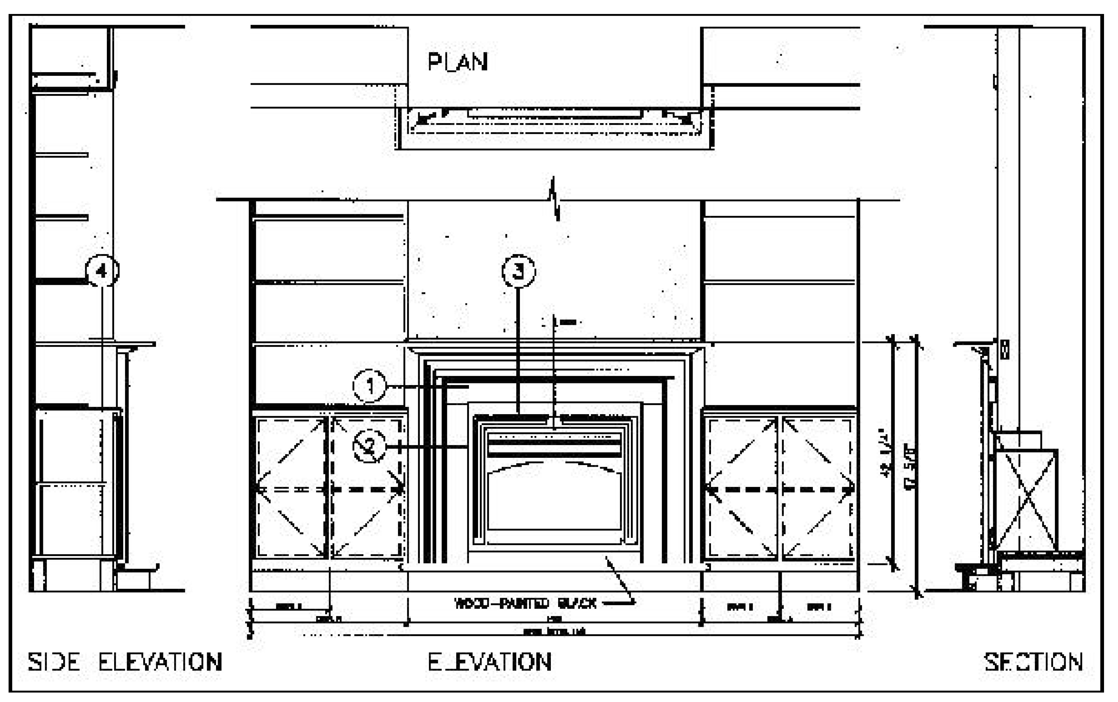 Birch mantle drawing