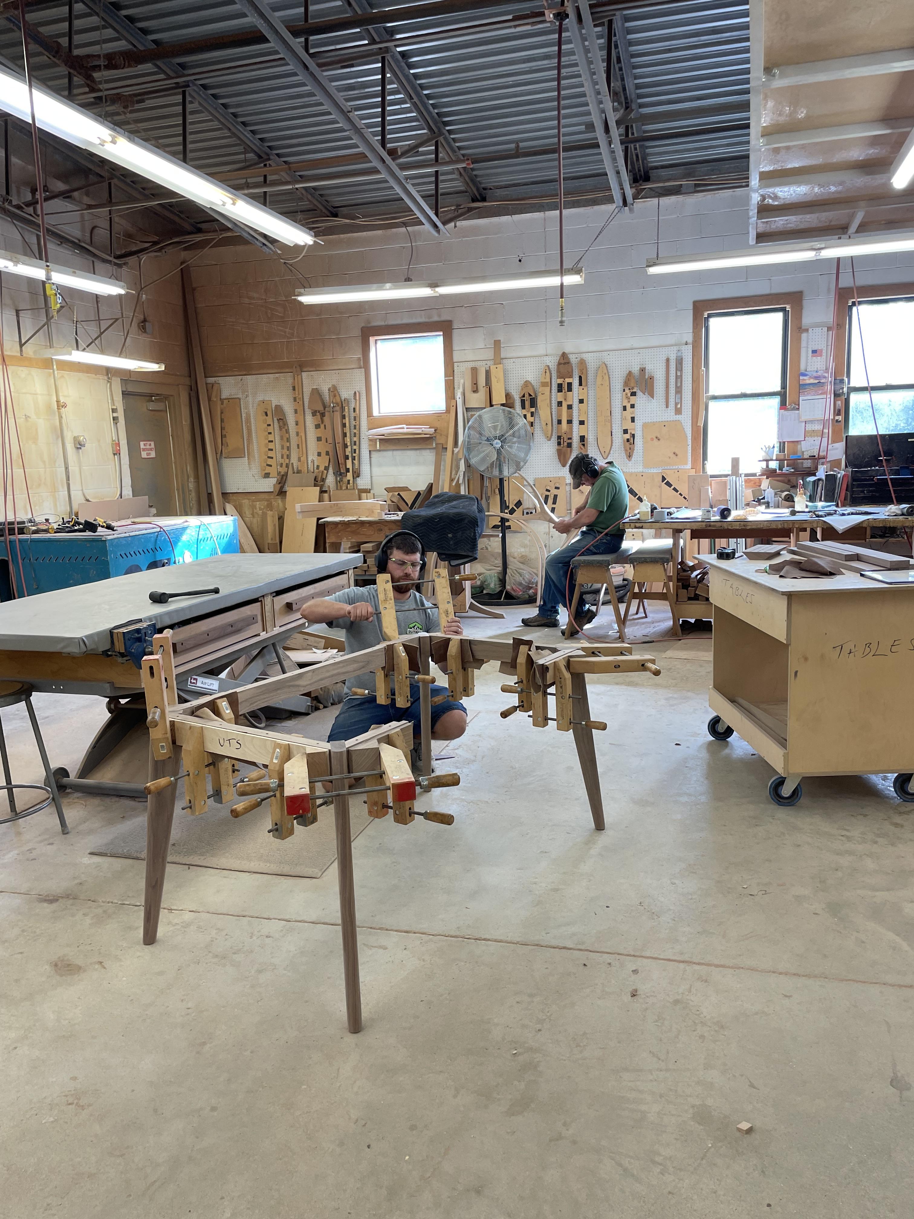 Thos. Moser table area