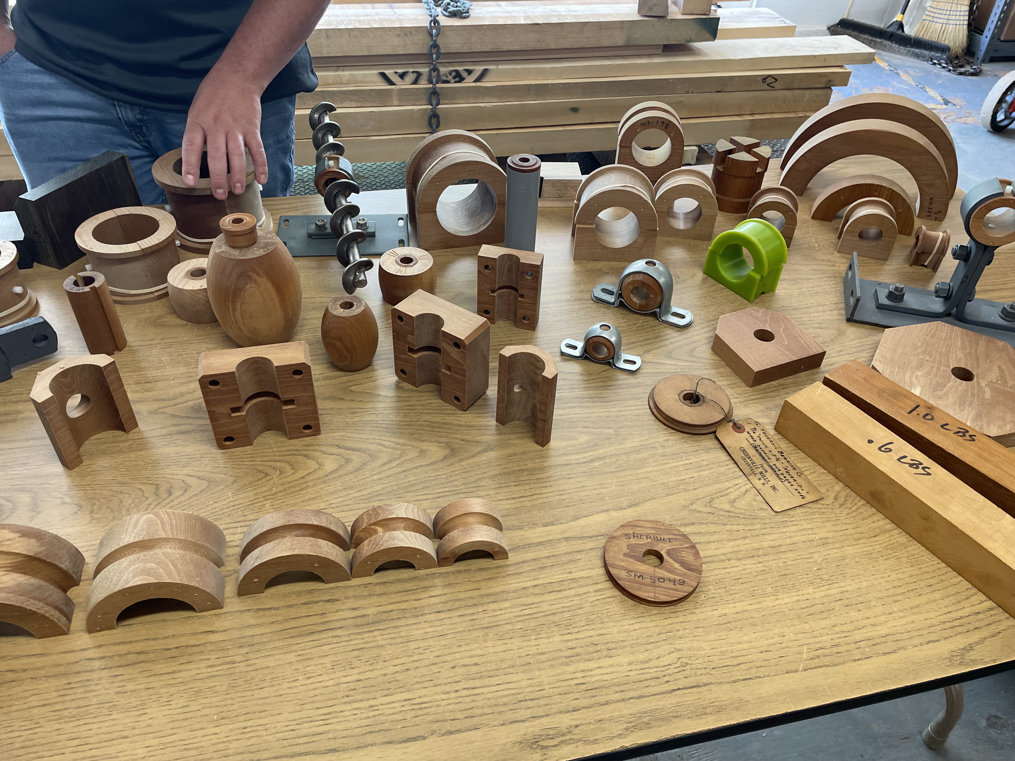Woodex wooden bearings