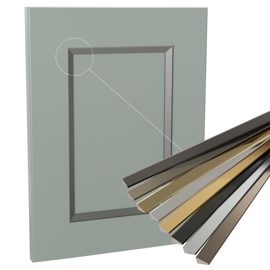 designs of distinction by brown wood profile accent trim