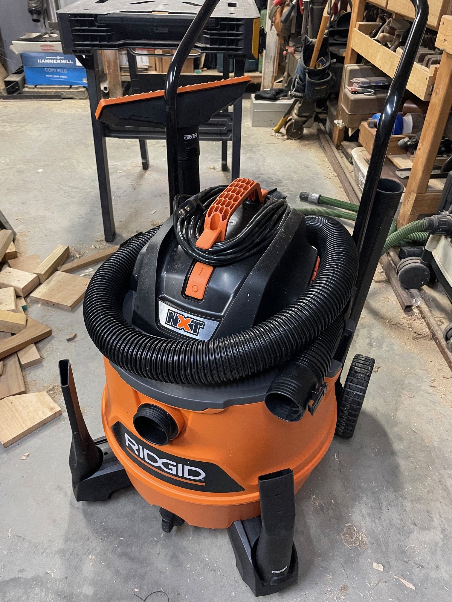 Wet-dry shop vac armed with tools | Woodworking Network