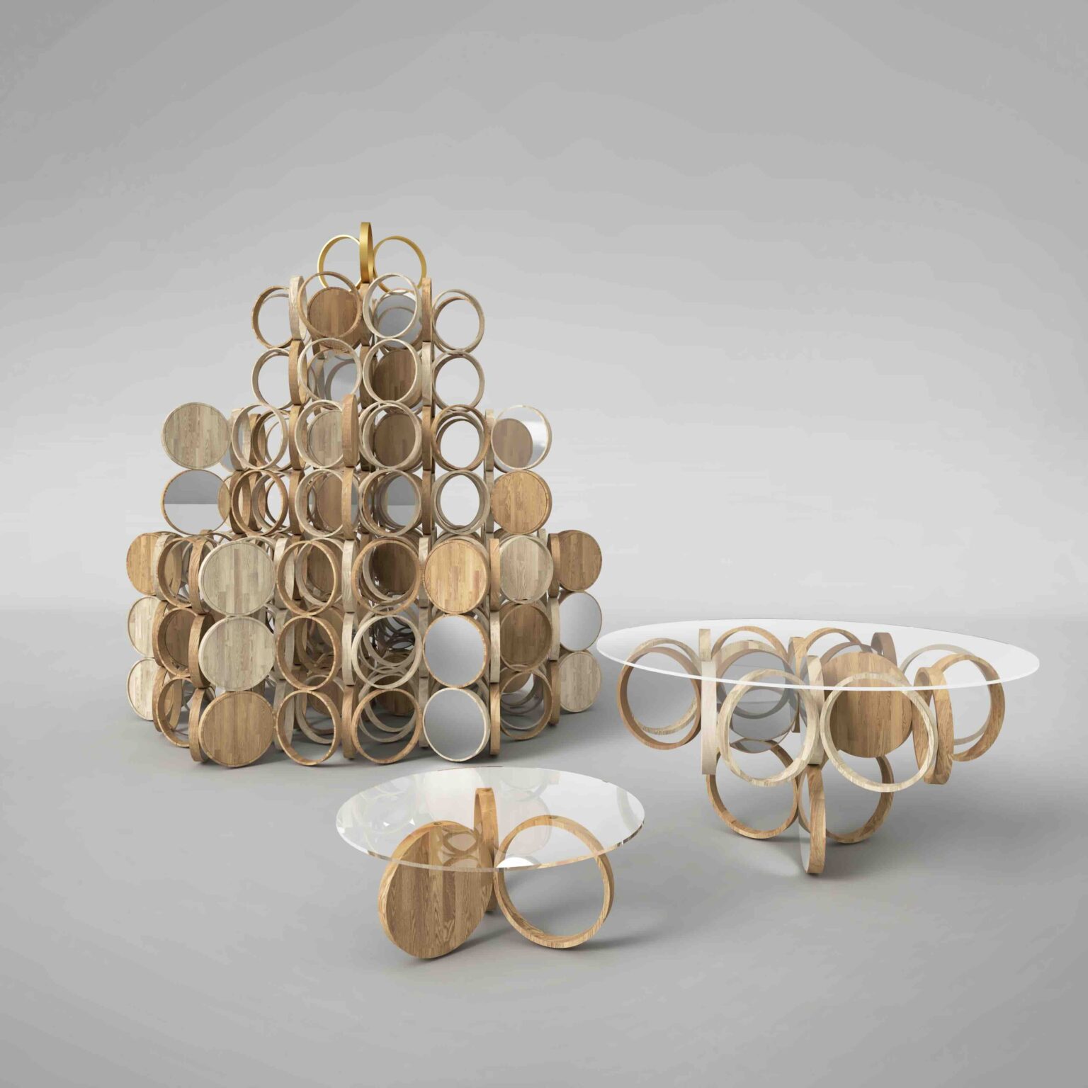 Japanese architect designs Christmas trees that will be turned