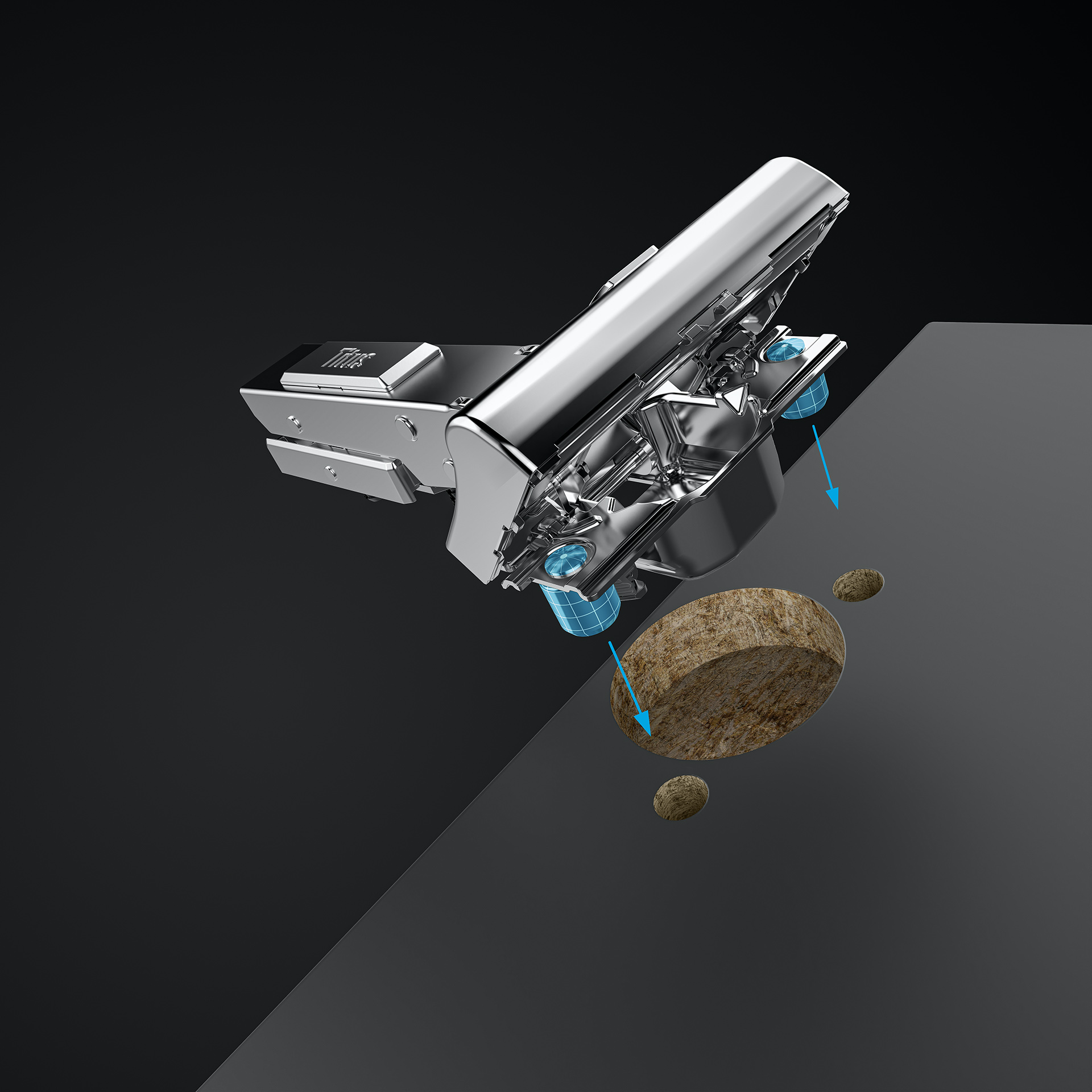 Titus T-type Presto hinge