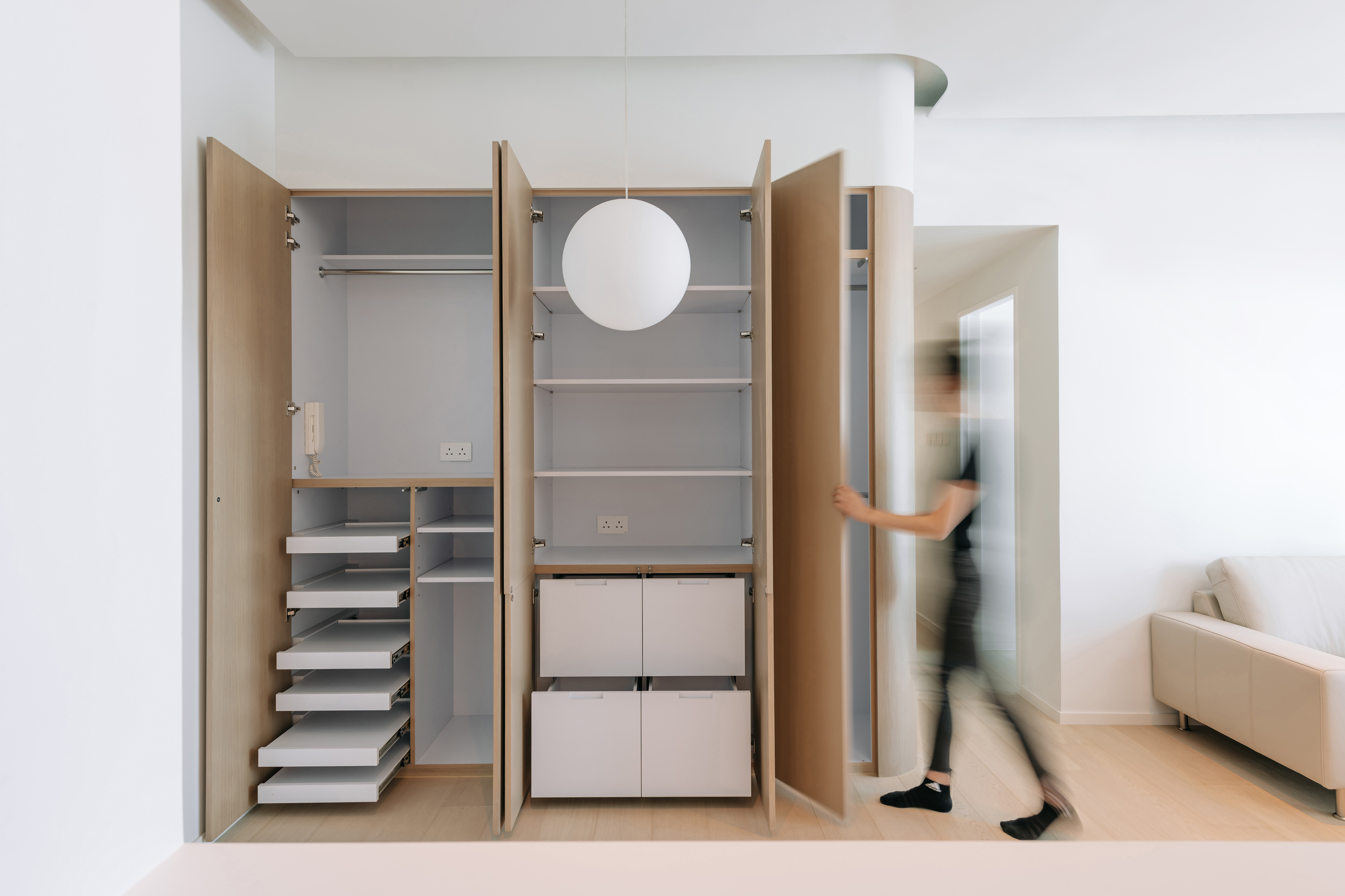 Adrian Chan Design & Research Office undulating wall