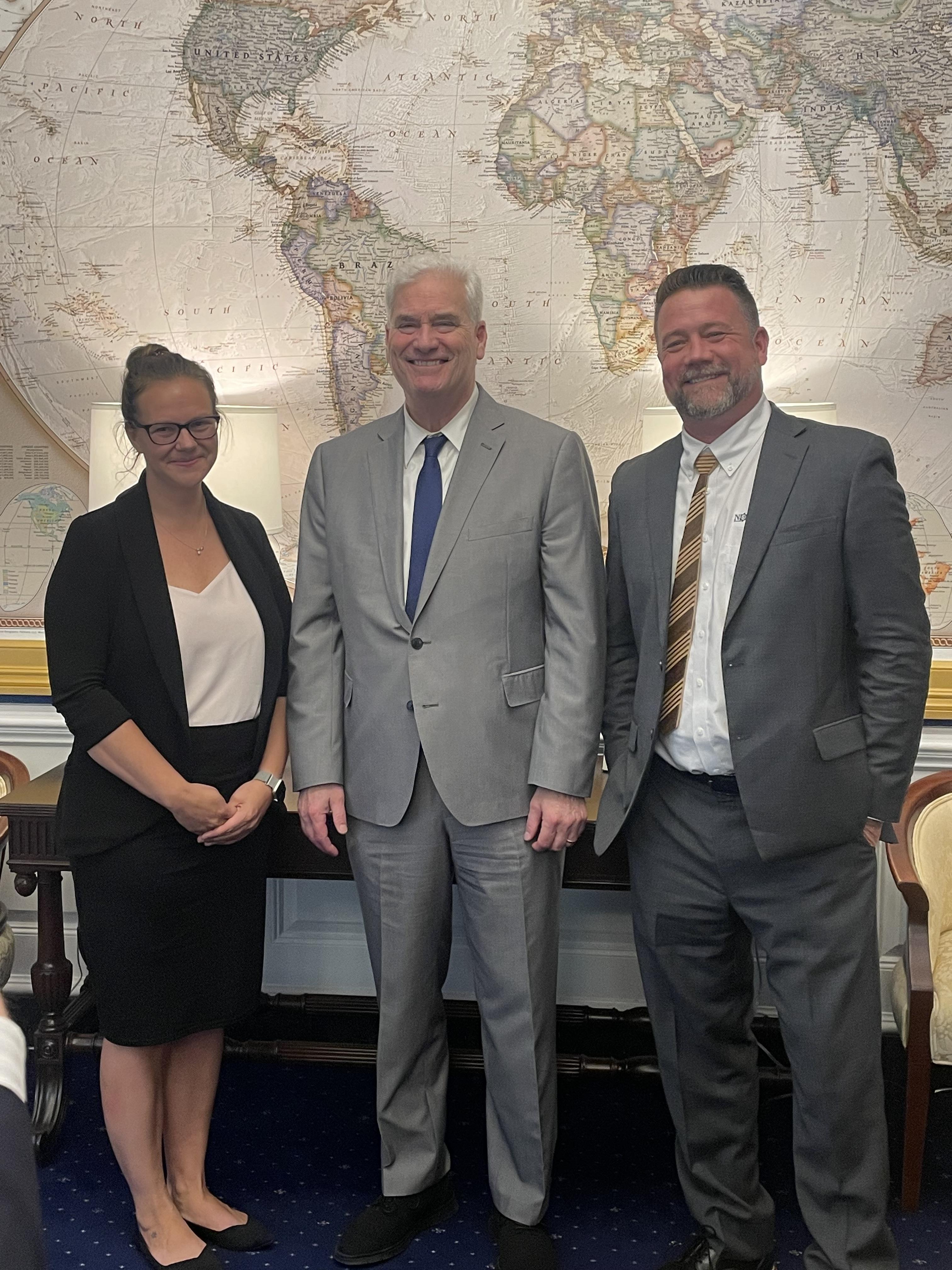 Jessica Fresseman, Rep. Tom Emmer, Brandon Koetter