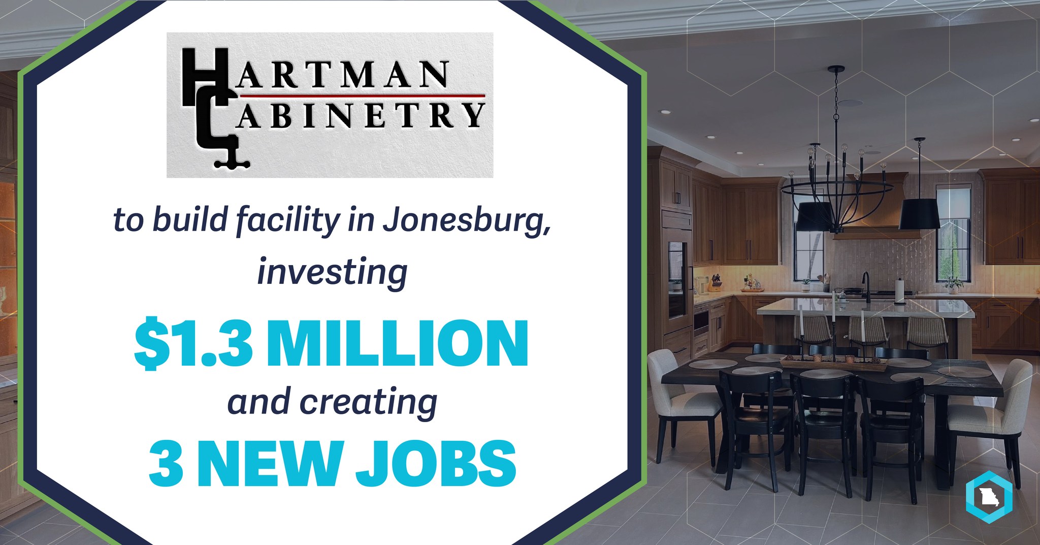 Custom cabinetry manufacturer announces new facility in Jonesburg, Missouri