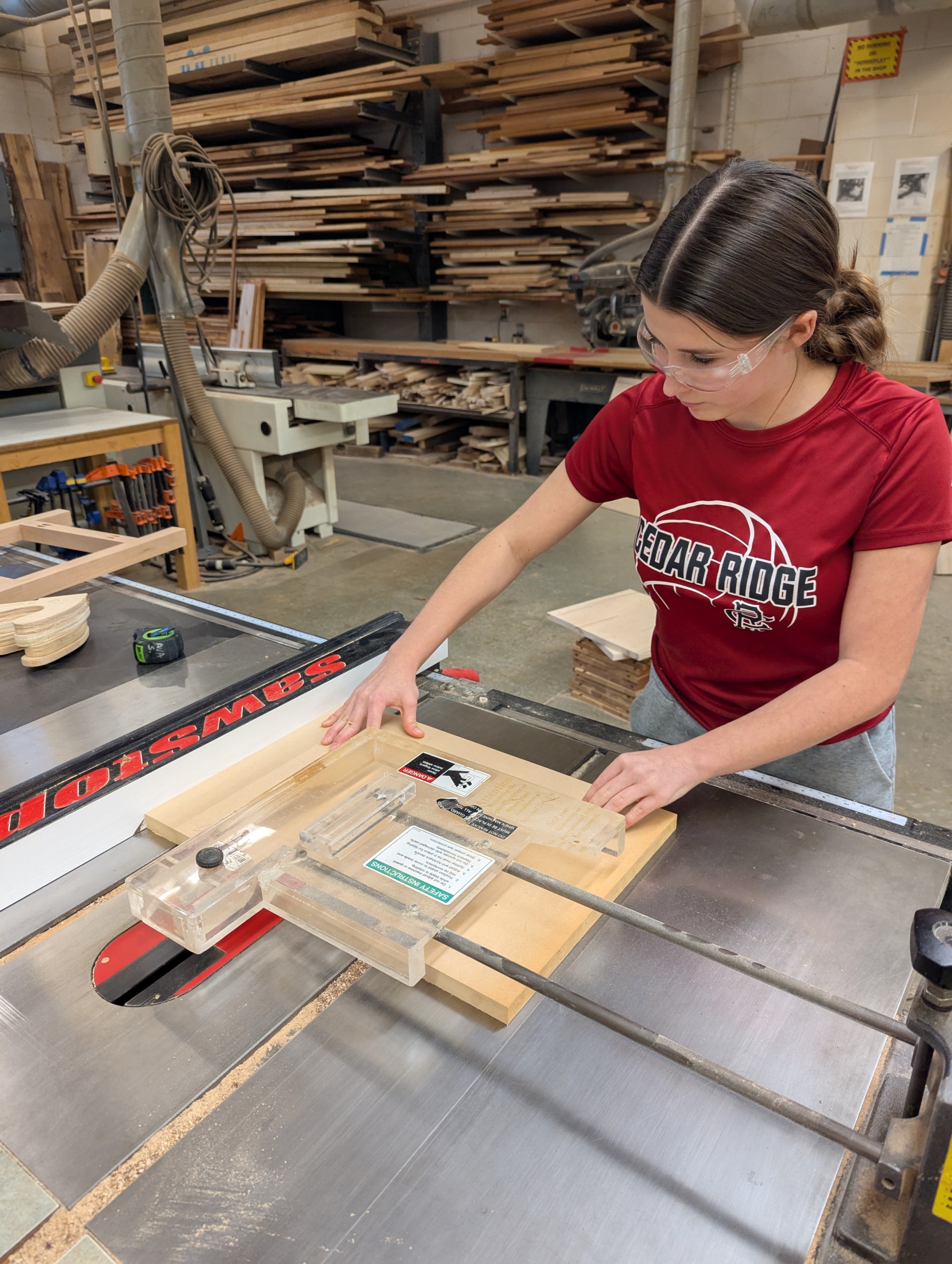 Cedar Ridge High School Woodshop