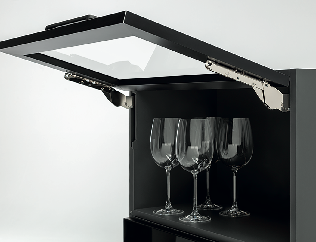 Hafele Free Slim flap door