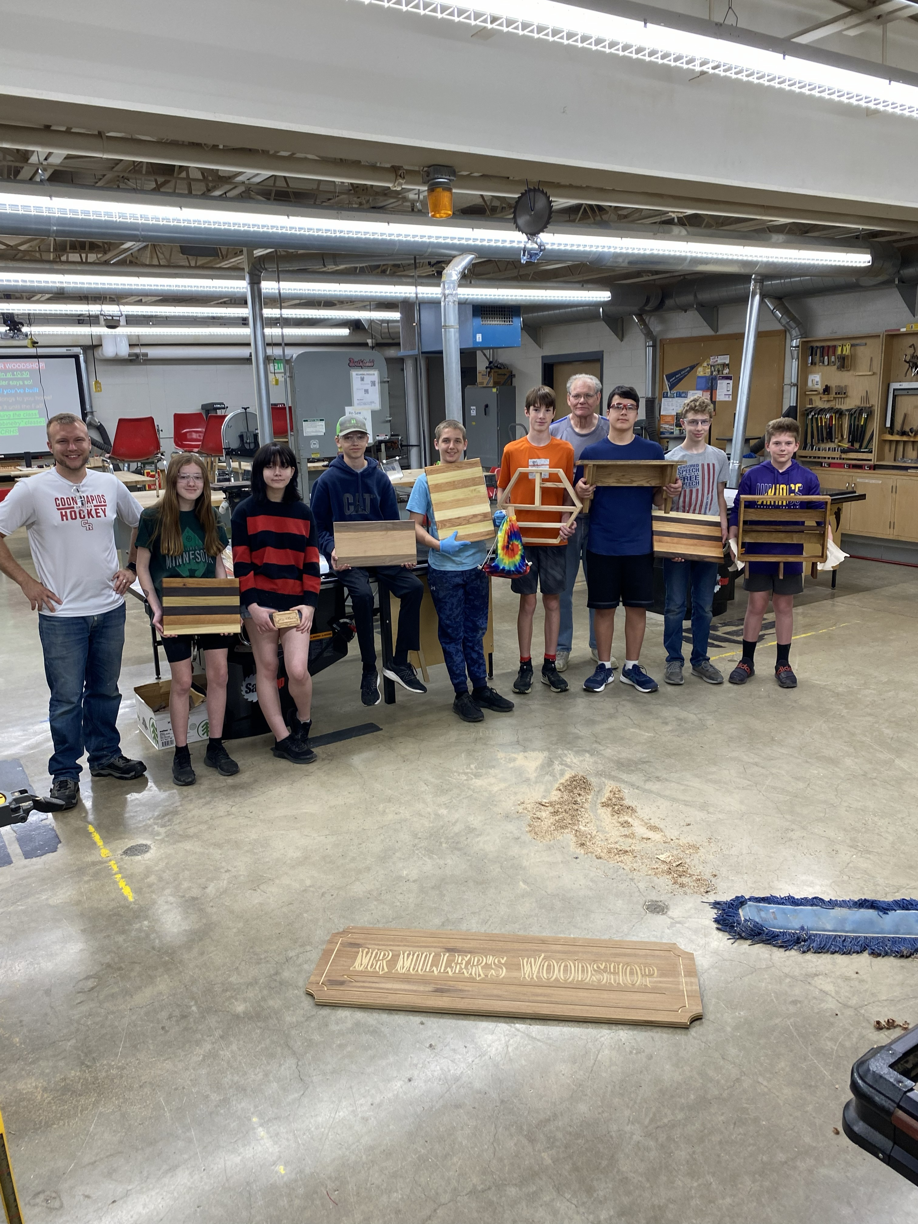 Coon Rapids High School woodworking program