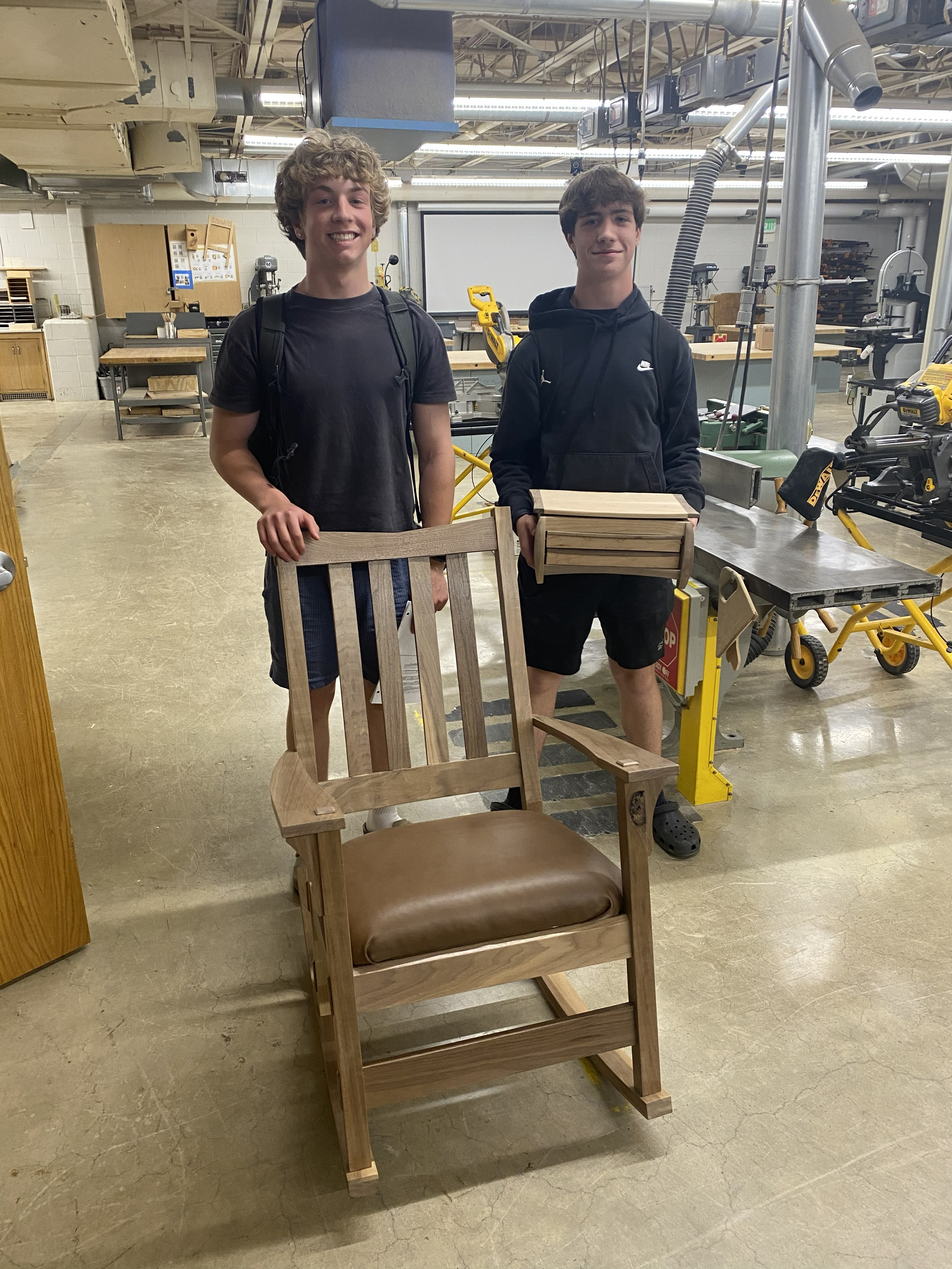 Coon Rapids High School woodworking program