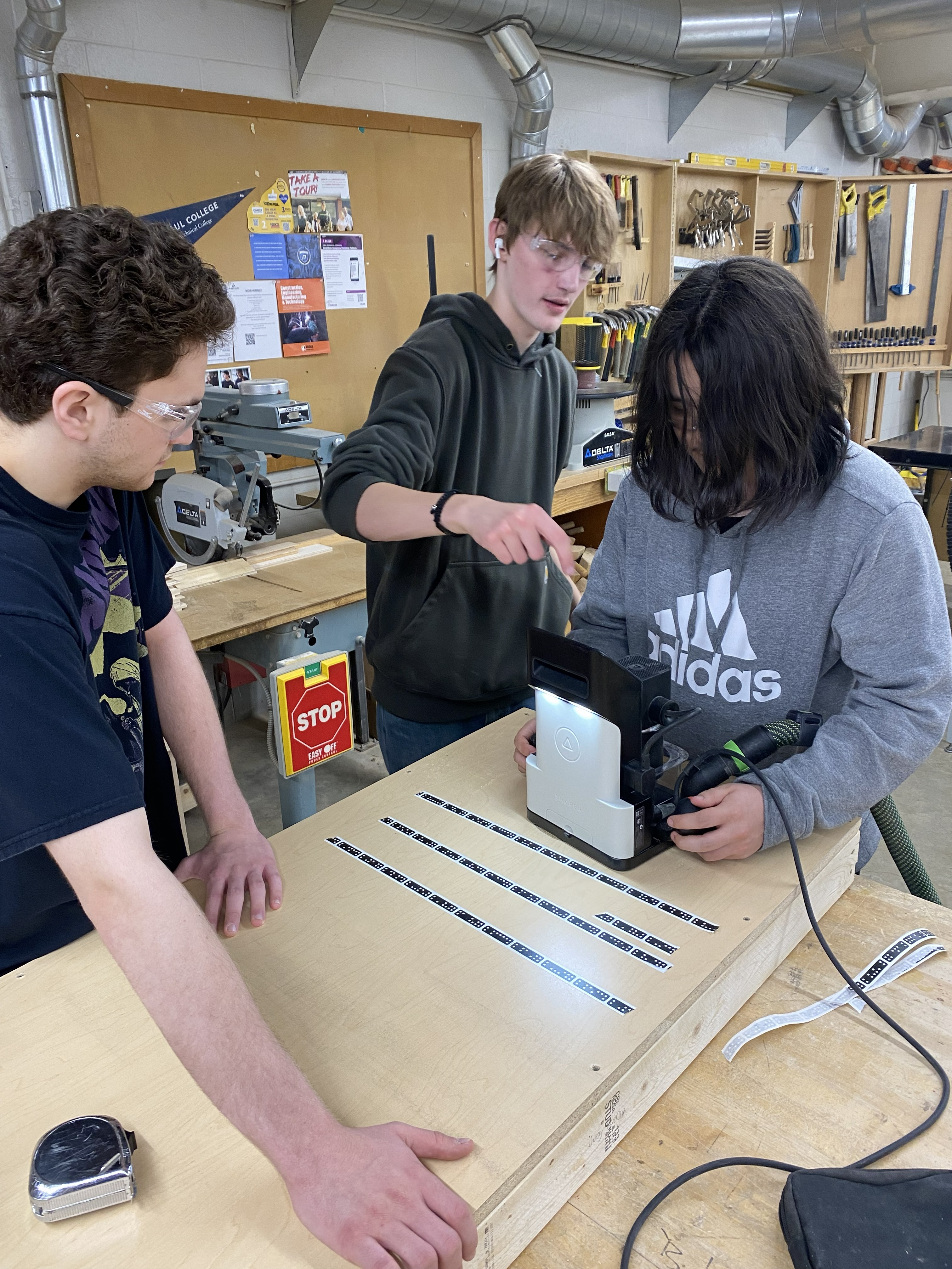 Coon Rapids High School woodworking program