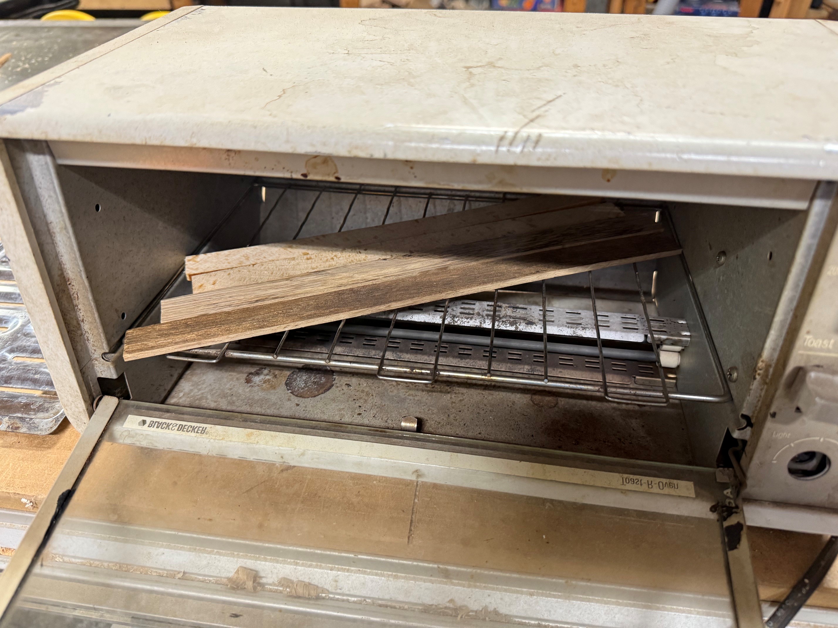Hygrometer project - oven drying the parts