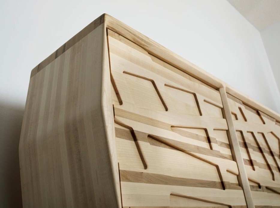 Detail of Matt Buell sideboard