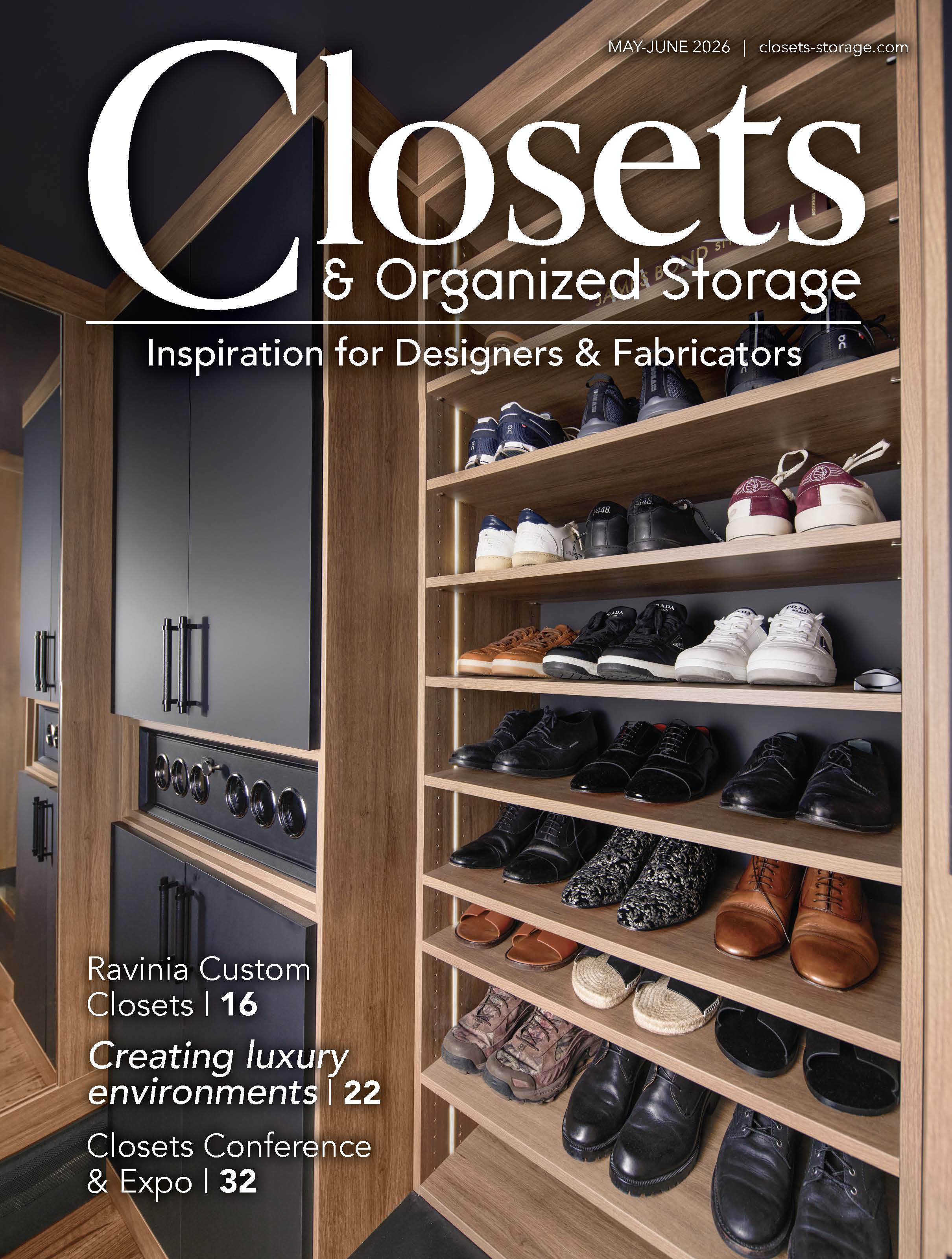 Closets & Organized Storage May/June 2026 | Woodworking Network