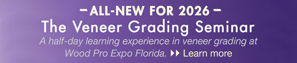 Veneer Grading Seminar @ Wood Pro Expo Florida
