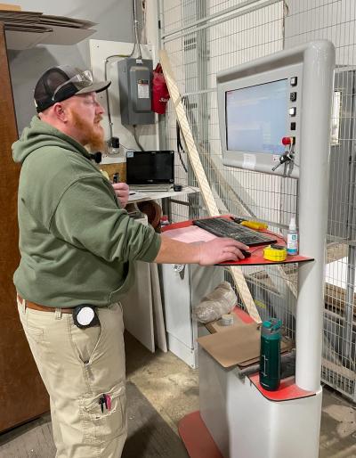 Dave Bergey, shop manager. 