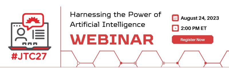 #JTC27 webinar on AI