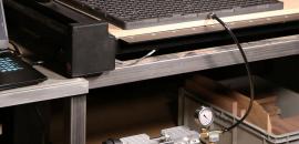 Inventables 2x2 vacuum system