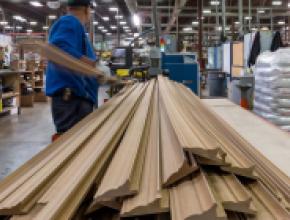 Patrick Industries wood moulding production