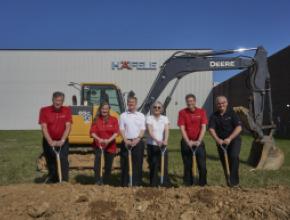 Hafele warehouse expansion groundbreaking