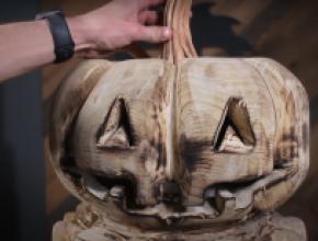 Preston Miller chainsaw Jack O'Lantern