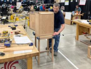 Derrick Penner Skills Canada 2023 Cabinetmaking Competition