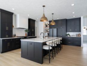 Showplace Cabinetry Black is Black kitchen