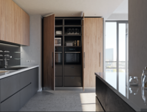 Salice Exedra Gravity pocket door system