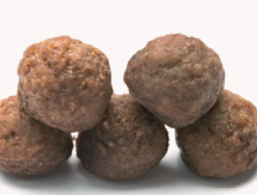 Stack of meatballs