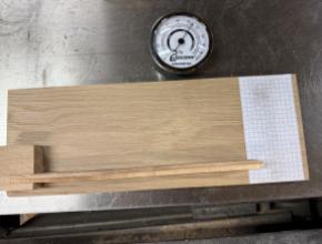 Shop-built hygrometer with pro hygrometer