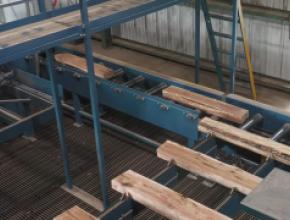 Baker Sawmill scragg processing line in Corning Arkansas