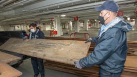 Mahogany boards will repair U.S. Capitol building