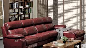 Natuzzi China leather couch