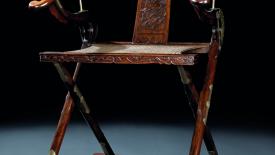 This chair was made in China in the 1640s.