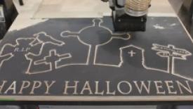 Laguna Tools CNC Halloween carving