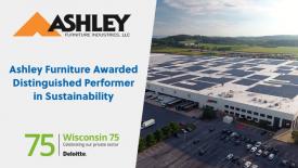 AShely Furniture wins sustainability award.