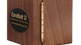 EuroButt block aged tarnished brass