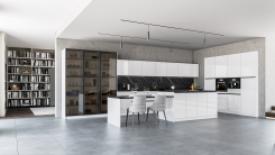 White modern kitchen