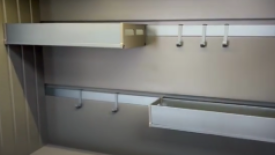 JC Furniture Hardware Eurofit drop-down shelf system