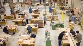 Conestoga College woodworking facility