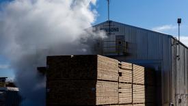 Western Wood Products continuous dry kiln Saltair sawmill