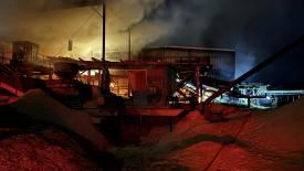 K & D Forest Products sawmill fire