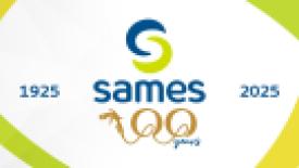 Sames 100th Anniversary Logo