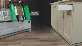 Grass Nova Pro Scala drawer system + Tecmater drawer press