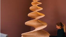 Christmas tree from scrap